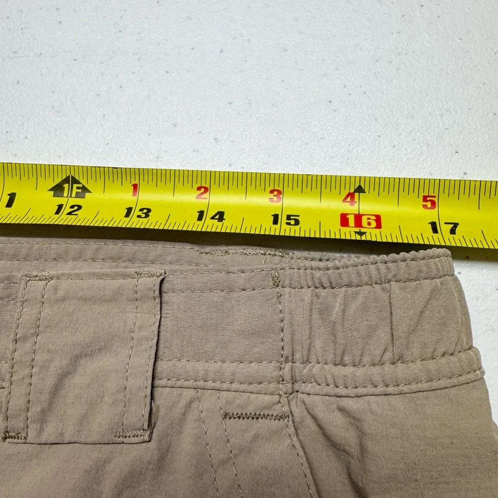 Columbia Pants Mens Medium 32L Khaki Titanium Omni-Shield Hiking Cargo‎ 34x32